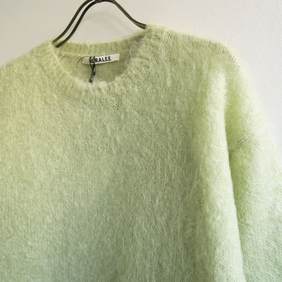 【10/3からポイント10%還元】<br>【AURALEE/オーラリー】<br>BRUSHED SUPER KID MOHAIR KNIT P/O <br>A25AP04KM