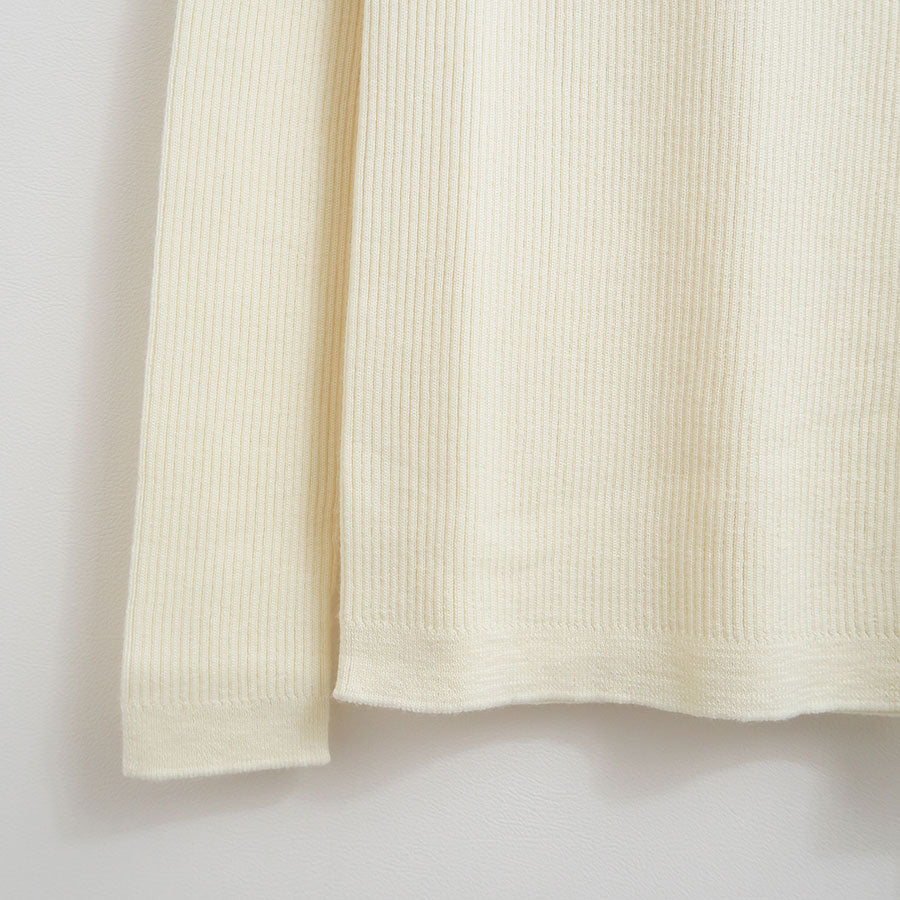 【BATONER/バトナー】<br>RIBNATURE CREW NECK <br>BN-25FL-045