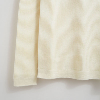 【BATONER/バトナー】<br>RIBNATURE CREW NECK <br>BN-25FL-045