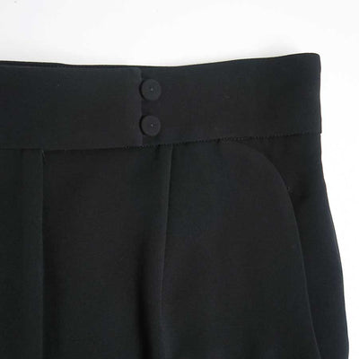 【Mame Kurogouchi/マメ】<br>Acetate Polyester High Waisted Center Creased Suit Trousers <br>MM25FW-PT115