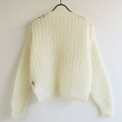 【BATONER/バトナー】<br>FLUFFY MOHAIR CREW NECK <br>BN-24FL-025