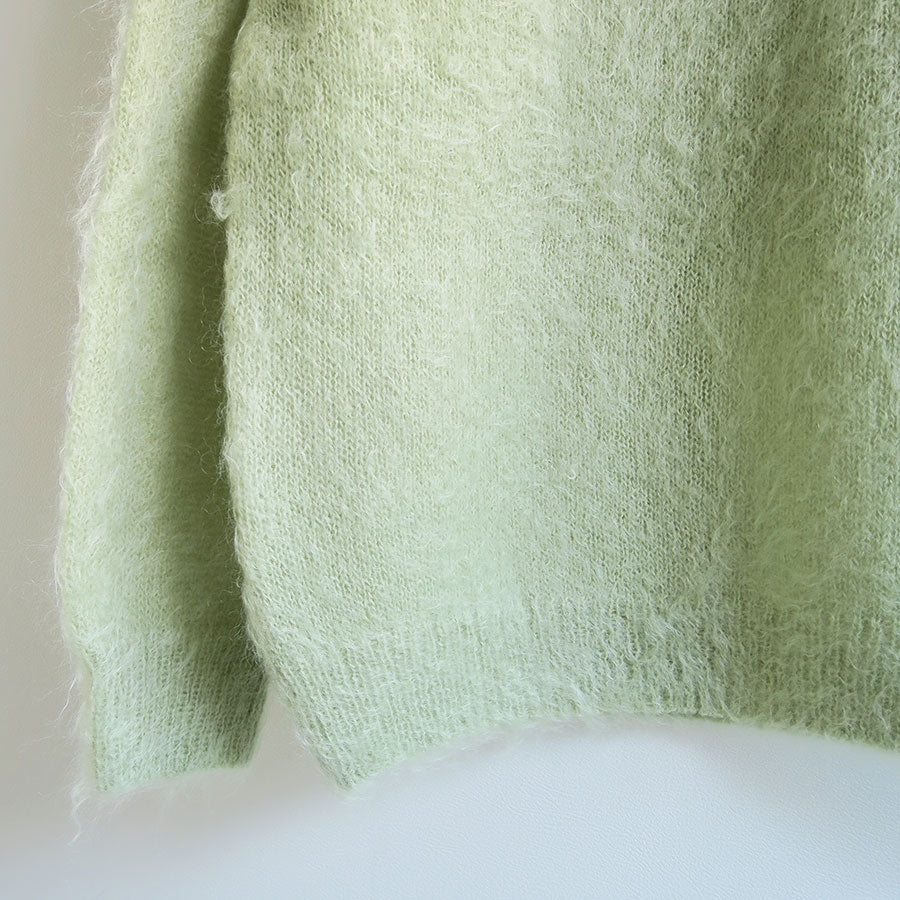 【10/3からポイント10%還元】<br>【AURALEE/オーラリー】<br>BRUSHED SUPER KID MOHAIR KNIT P/O <br>A25AP04KM