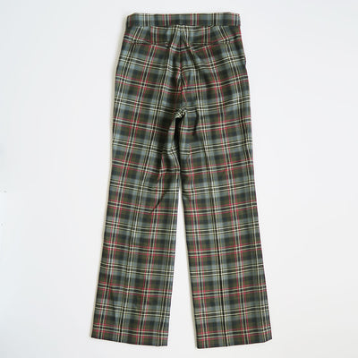 【FUMIKA UCHIDA/フミカウチダ】 <br>TARTAN PLAID ADJUSTABLE BELTED PANTS <br>U-PT007