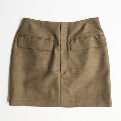 【AURALEE/オーラリー】<br>BLUEFACED WOOL MINI SKIRT <br>A25SS06BA