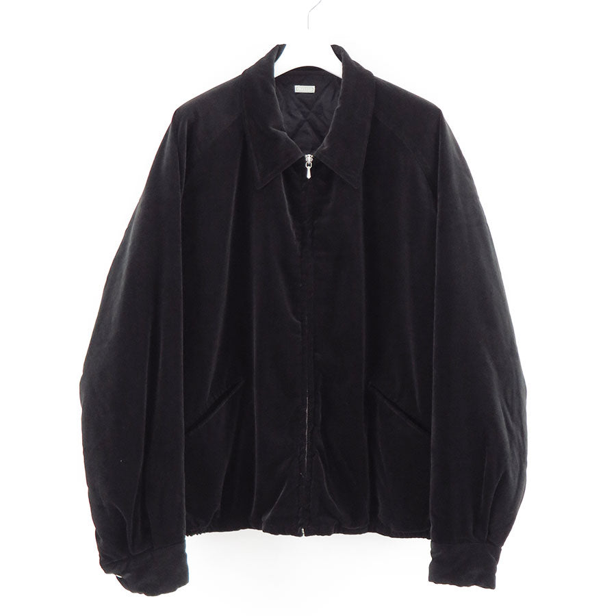 【A.PRESSE/アプレッセ】<br>Vintage Souvenir Velour Jacket <br>25AAP-01-22