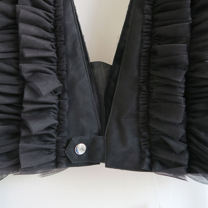 RYU KAGA/リュウ カガ】Floating military tulle vest 84RL01Fの