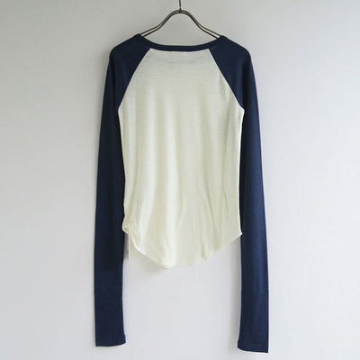 【INSCRIRE/アンスクリア】<br>Ragran T Shirt <br>I23AW-BC69
