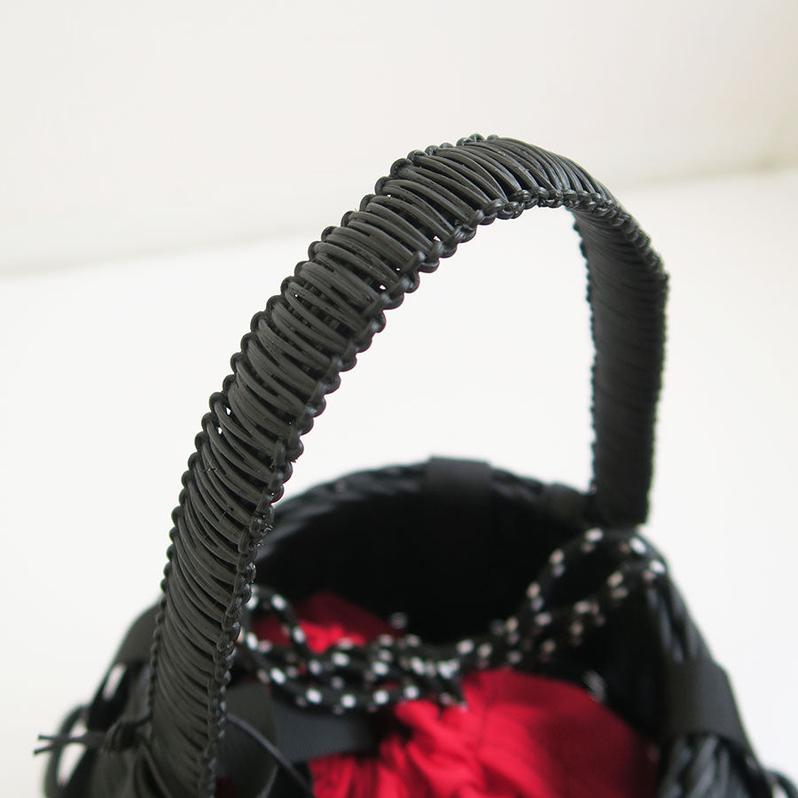 【JUN MIKAMI/ジュンミカミ】<br>ボンバーバスケットバッグ <br>25AW-20-K