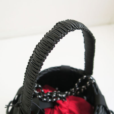 【JUN MIKAMI/ジュンミカミ】<br>ボンバーバスケットバッグ <br>25AW-20-K