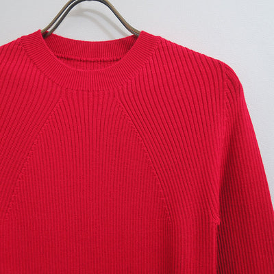 【BATONER/バトナー】<br>RIBNATURE CREW NECK <br>BN-25FL-045
