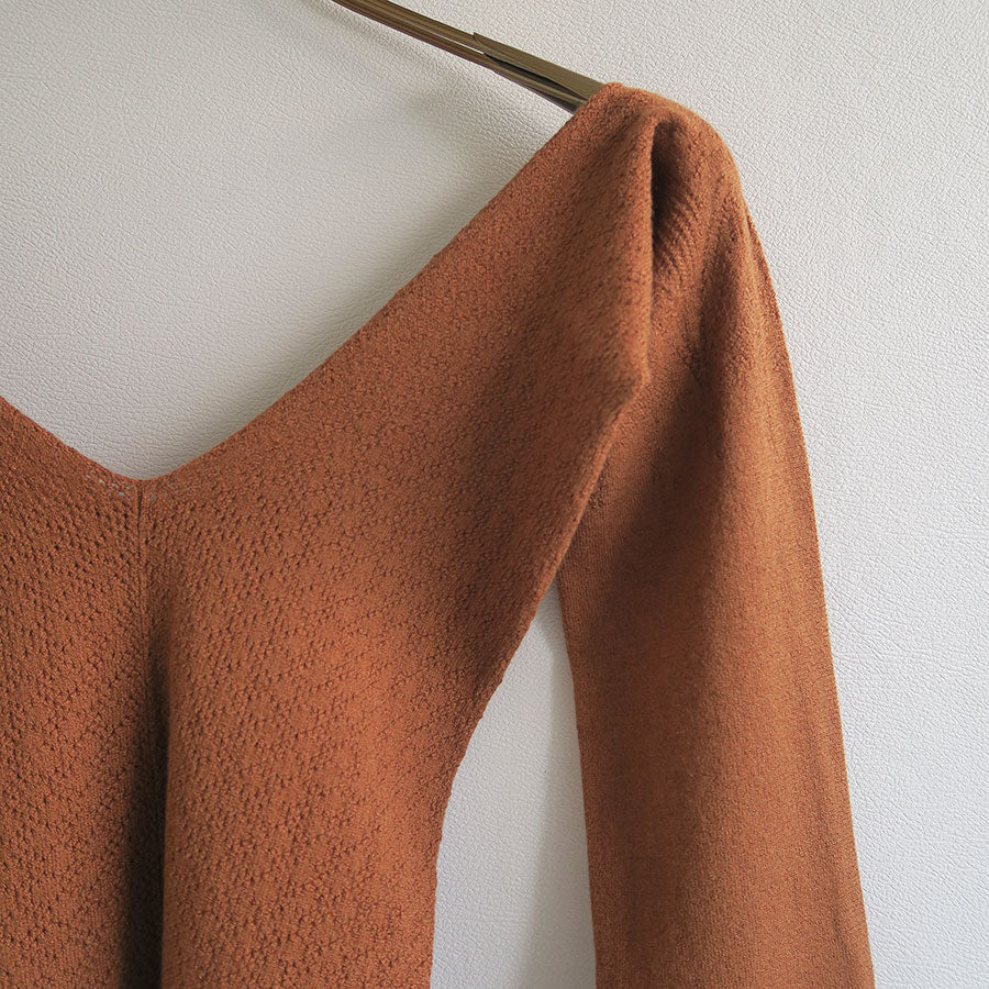 【FUMIKA UCHIDA/フミカウチダ】<br>SILK LACE KNITTING TIGHTS TOP <br>W-KT001