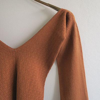 【FUMIKA UCHIDA/フミカウチダ】<br>SILK LACE KNITTING TIGHTS TOP <br>W-KT001