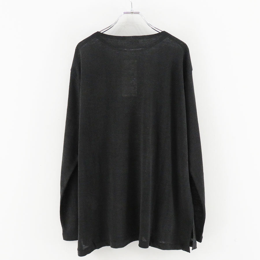 MAATEE&SONS/マーティーアンドサンズ】L/S BOAT TEE LINEN天竺 MT6103