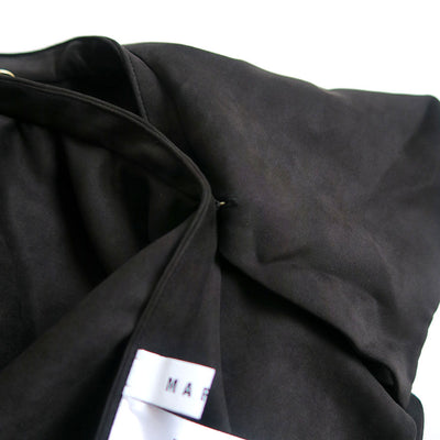 【MARGE/マージ】<br>Suede ruffle scarf <br>1006-0108-258