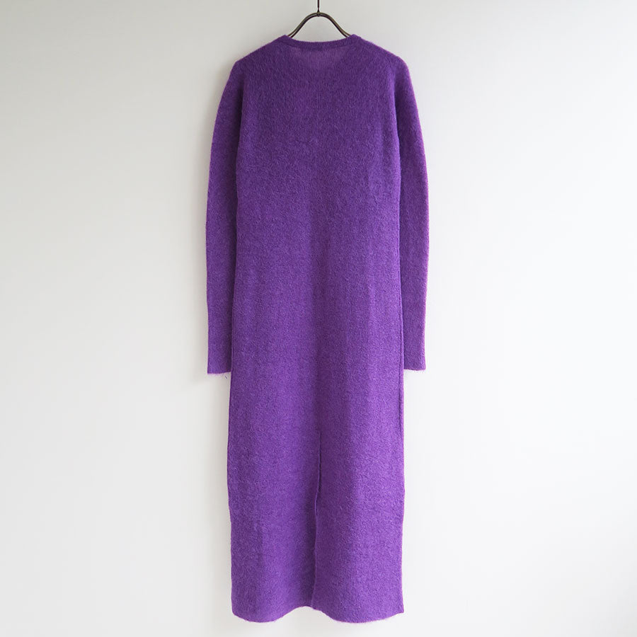 【AURALEE/オーラリー】<br>BABY SURI ALPACA SHEER KNIT ONE-PIECE <br>A24AD04AK