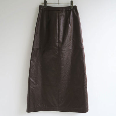 【IIROT/イロット】<br>Leather touch Skirt <br>027-024-WS18