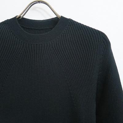 【BATONER/バトナー】<br>RIBNATURE CREW NECK <br>BN-25FL-045