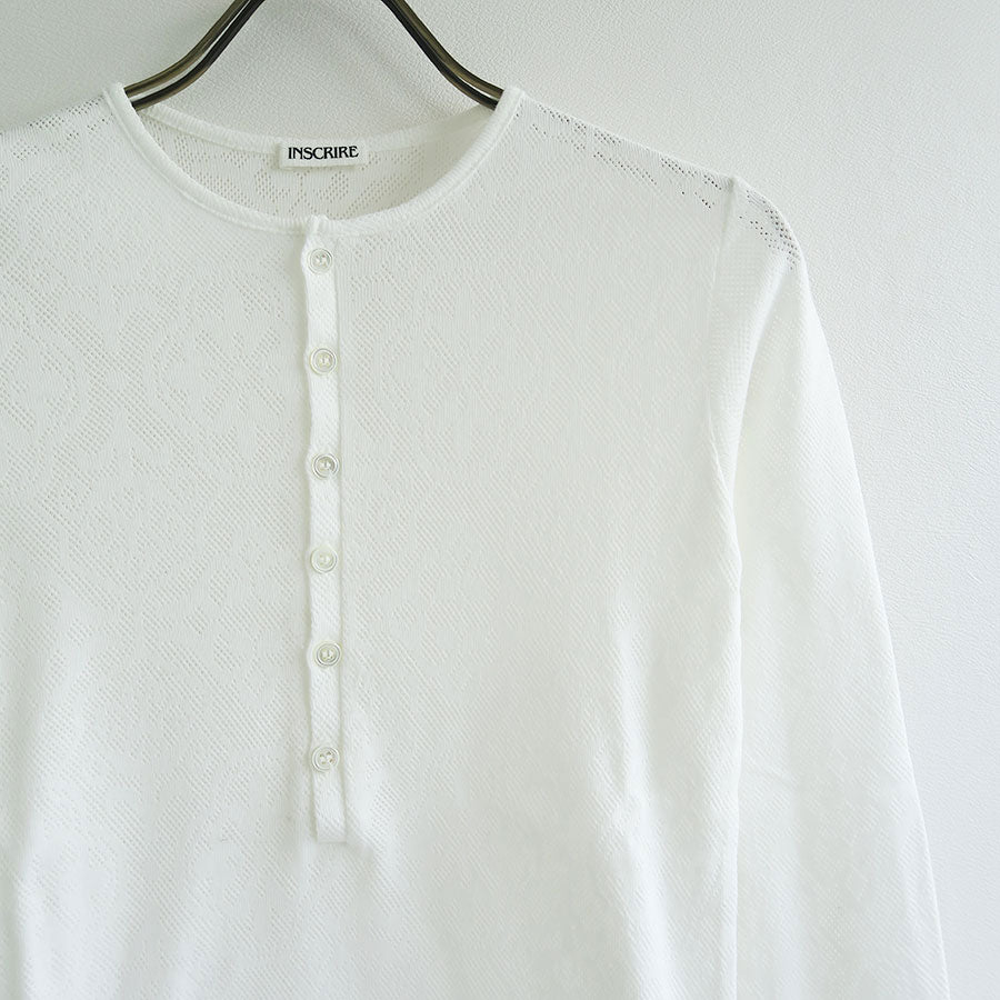 【INSCRIRE/アンスクリア】<br>Flower Lace Long Sleeve <br>I24AW-CUT11