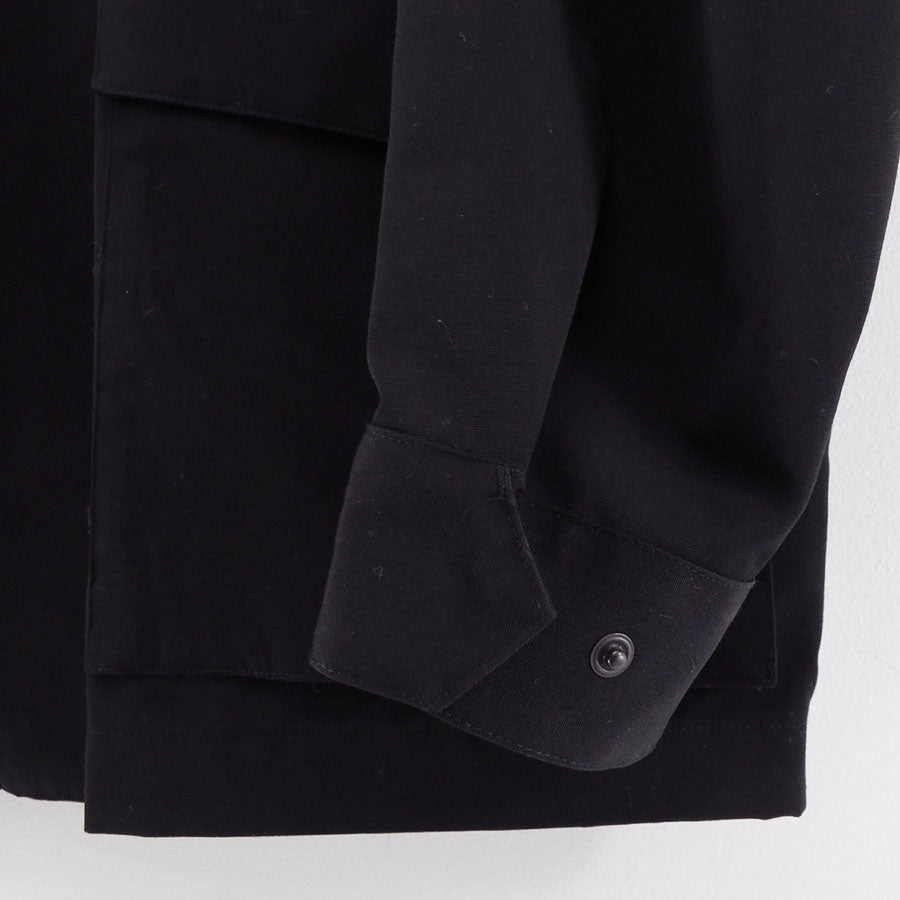 Wool Max Canvas High Neck Zip Blouson – La Garçonne