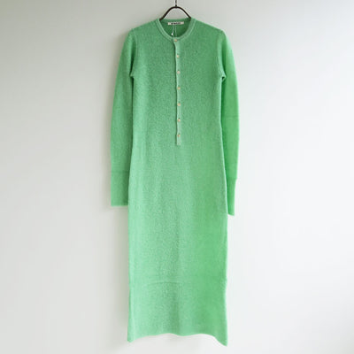 【AURALEE/オーラリー】<br>BABY SURI ALPACA SHEER KNIT ONE-PIECE <br>A24AD04AK