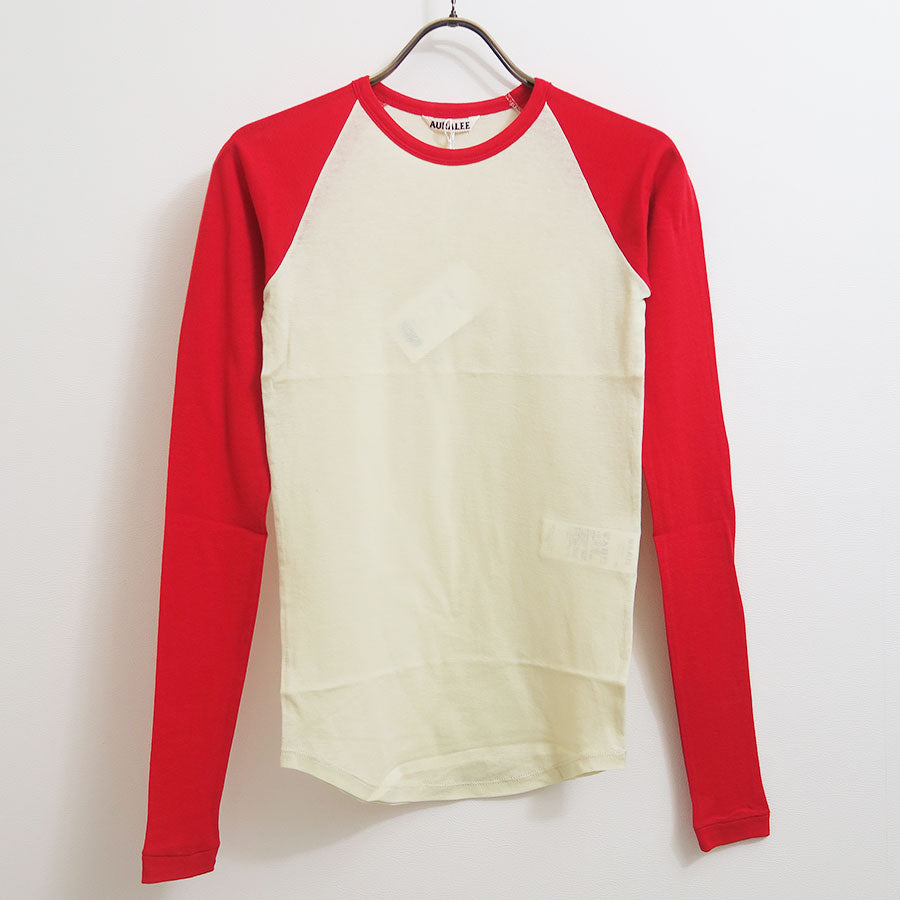 AURALEE/オーラリー】SUPER HIGH GAUGE SHEER RIB RAGLAN P/O