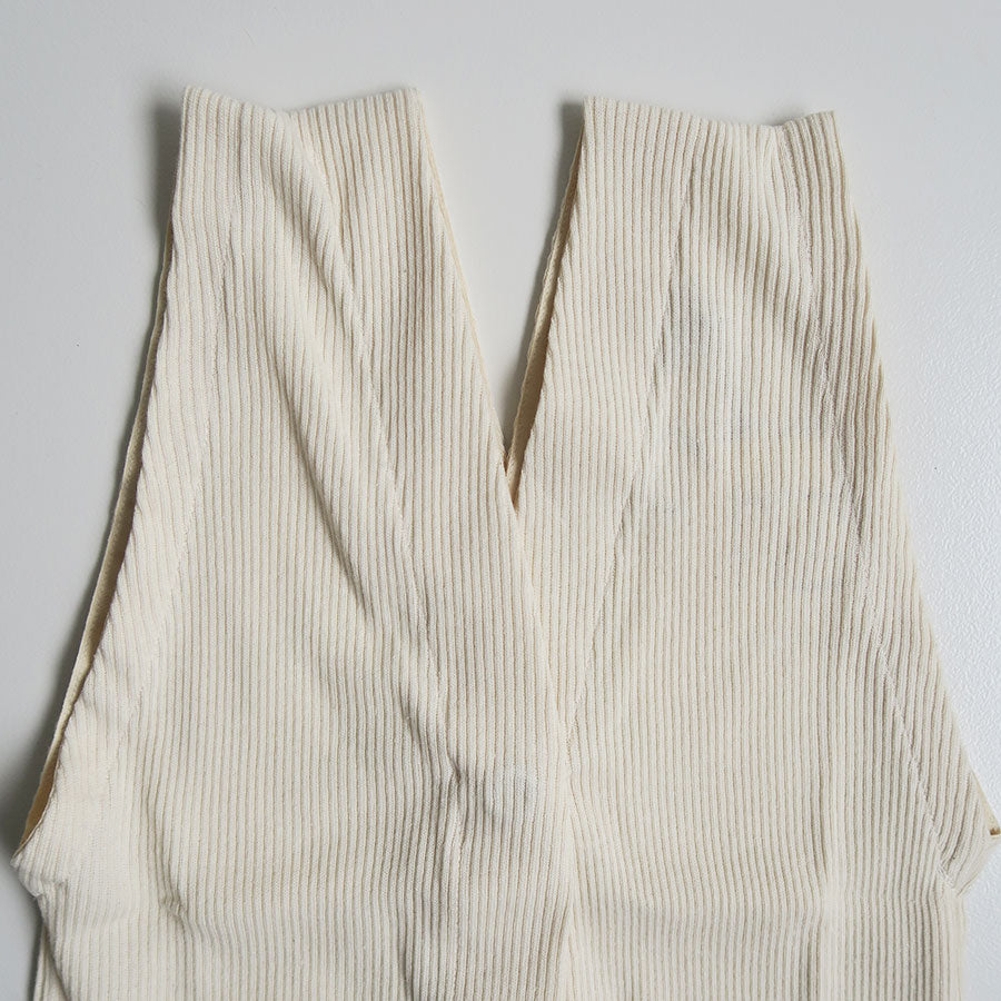 【新品未使用】BASERANGE ウールニットオールインワン 2025年最新】BASErange レディース サロペット・オーバーオール