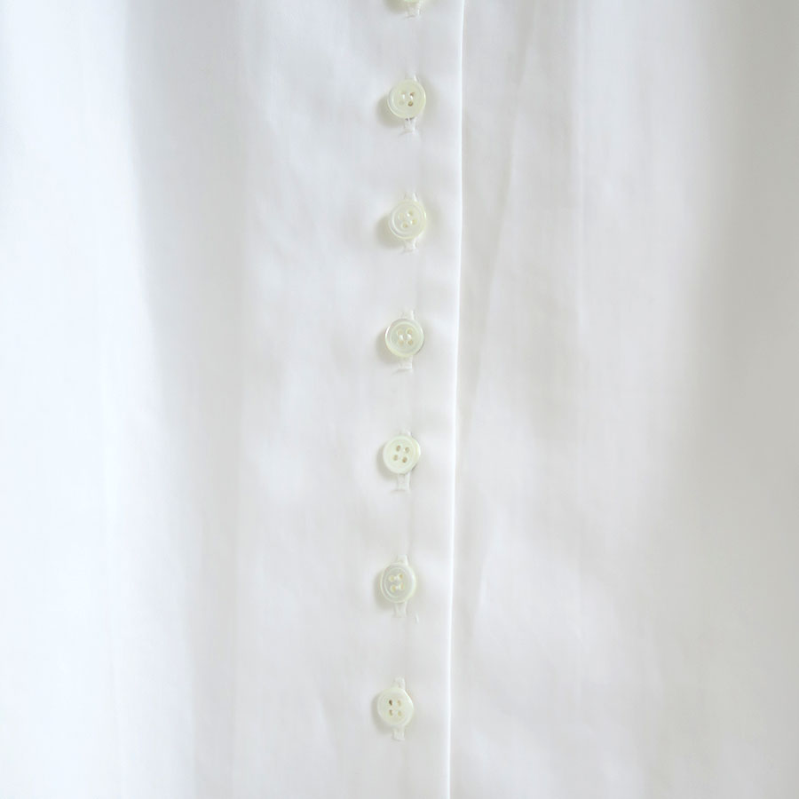 【FETICO/フェティコ】 <br>PUFF-SLEEVED COTTON SATIN SHIRT <br>FTC244-0103