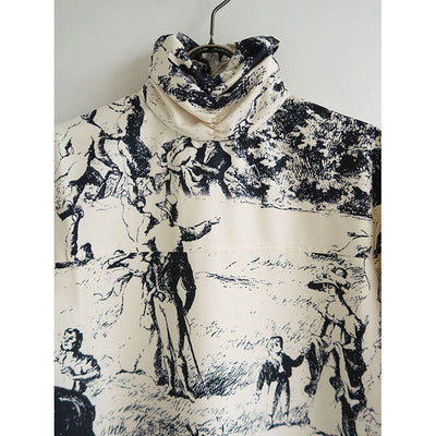 【JOHN/ジョン】French Scenic Printed Dress <br>JNR202001