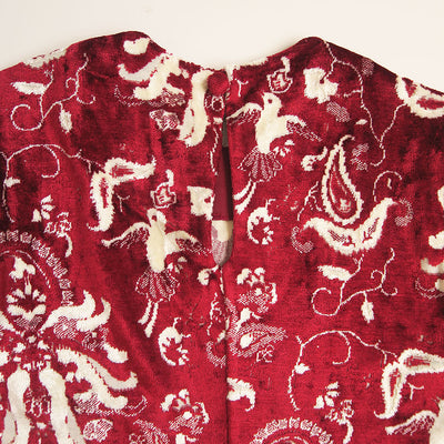 【Mame Kurogouchi/マメ】<br>Velour Jersey Top <br>MM25FW-JS097