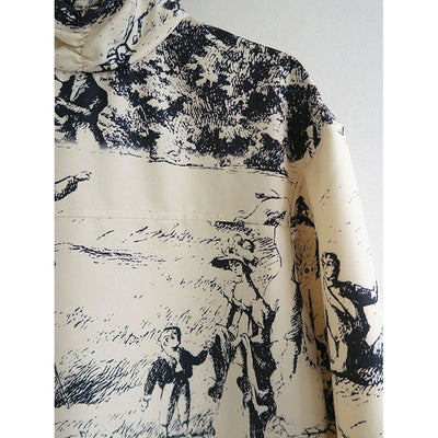 【JOHN/ジョン】French Scenic Printed Dress <br>JNR202001