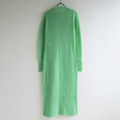 【AURALEE/オーラリー】<br>BABY SURI ALPACA SHEER KNIT ONE-PIECE <br>A24AD04AK