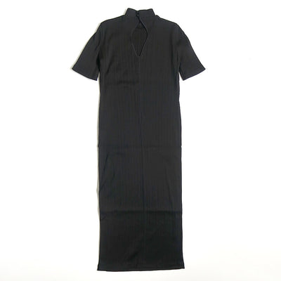 【Mame Kurogouchi/マメ】<br>Random Ribbed Cotton Dress <br>MM24SS-JS050