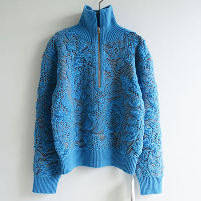 【PHOTOCOPIEU/フォトコピュー】<br>HALF-ZIP SWEATER (TATE) <br>252TAT