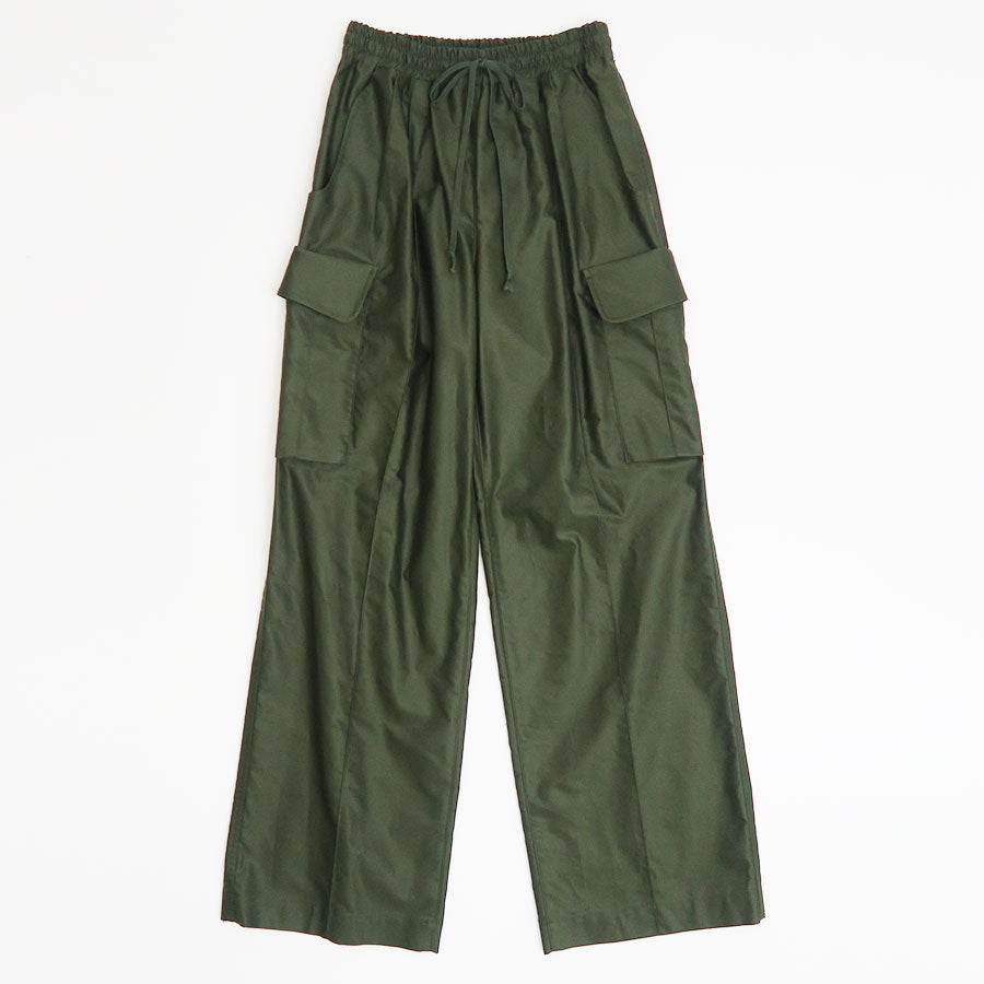 Mame Kurogouchi/マメ】Cotton High Waisted Cargo Trousers MM26SS