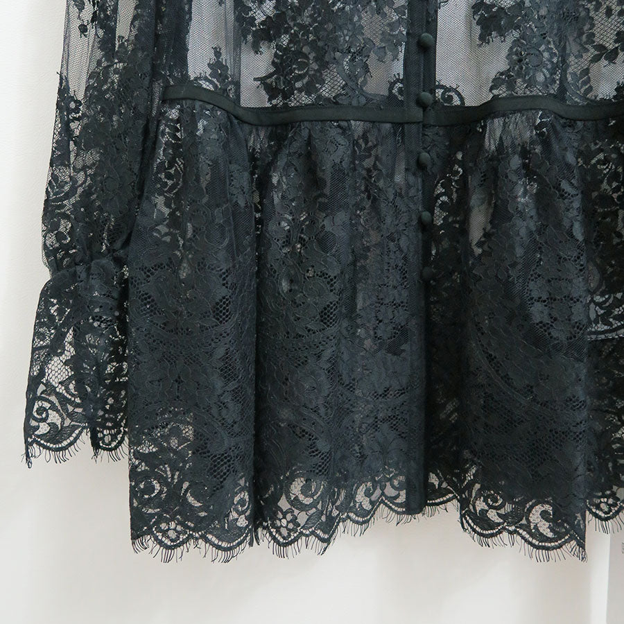 FETICO/フェティコ】LACE GATHERED BLOUSE FTC262-0107の通販