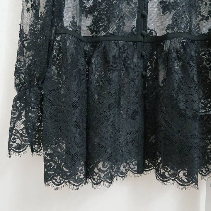 FETICO/フェティコ】LACE GATHERED BLOUSE FTC262-0107の通販