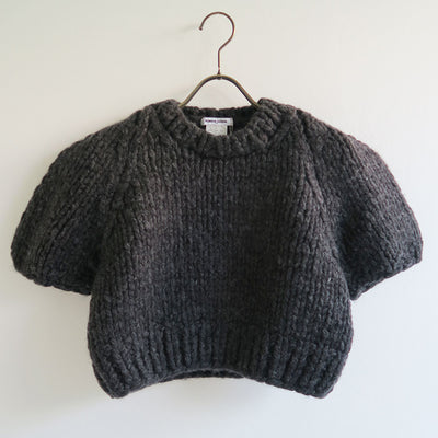 【FUMIKA UCHIDA/フミカウチダ】 <br>HAND KNITTED SHORT SLEEVE SWEATER <br>U-KT014