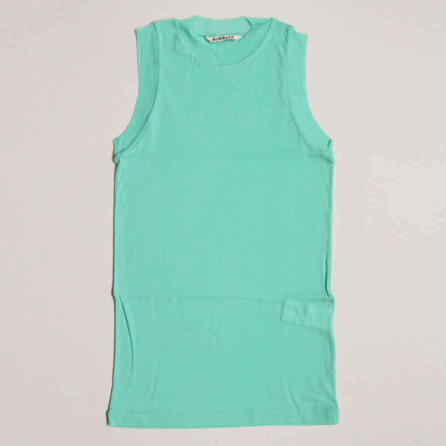 【AURALEE/オーラリー】<br>SUPER HIGH GAUGE SHEER RIB TANK TOP <br>A00T04HF