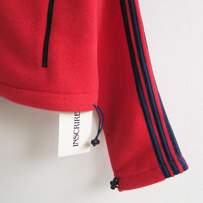【INSCRIRE/アンスクリア】<br>Fleece Tight Fit Track Jacket <br>I25AW-BC119