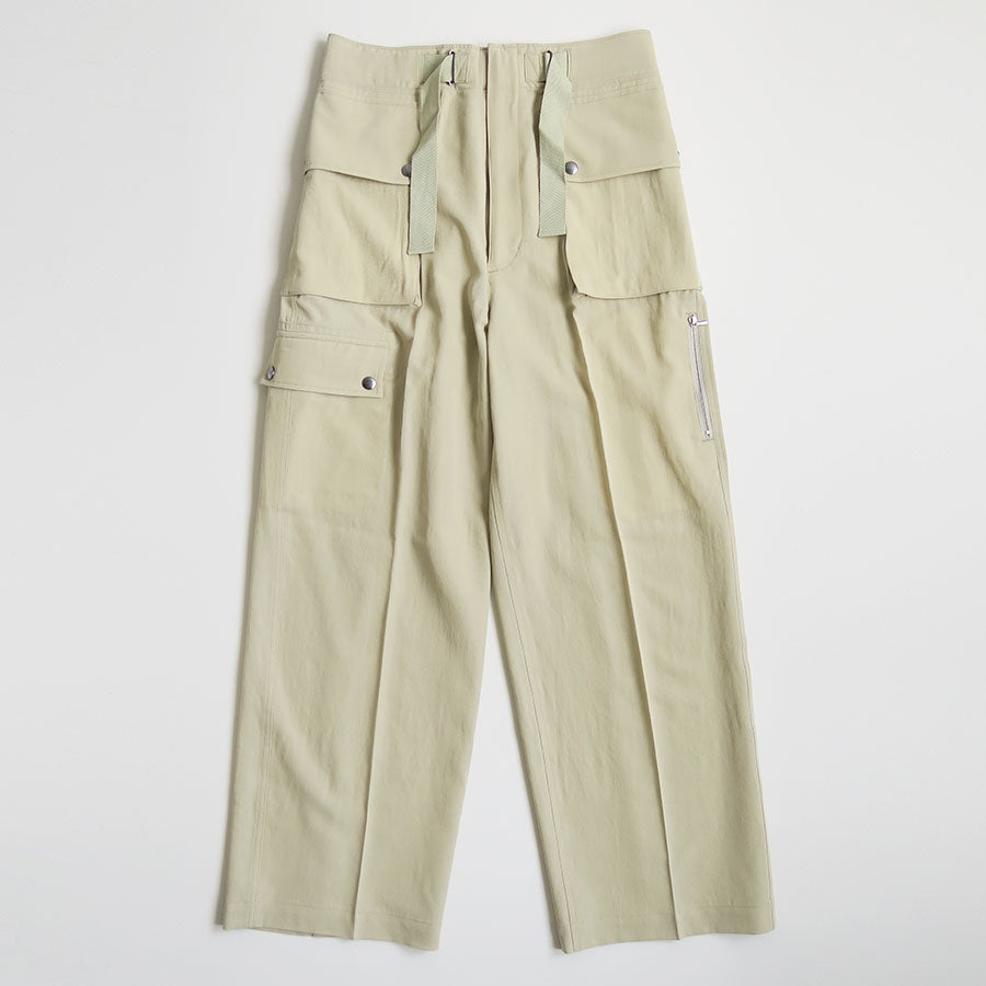 【AURALEE/オーラリー】<br>LIGHT COTTON WOOL VIYELLA CARGO PANTS <br>A25SP04KV