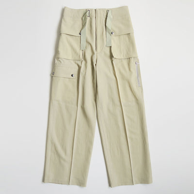 【AURALEE/オーラリー】<br>LIGHT COTTON WOOL VIYELLA CARGO PANTS <br>A25SP04KV