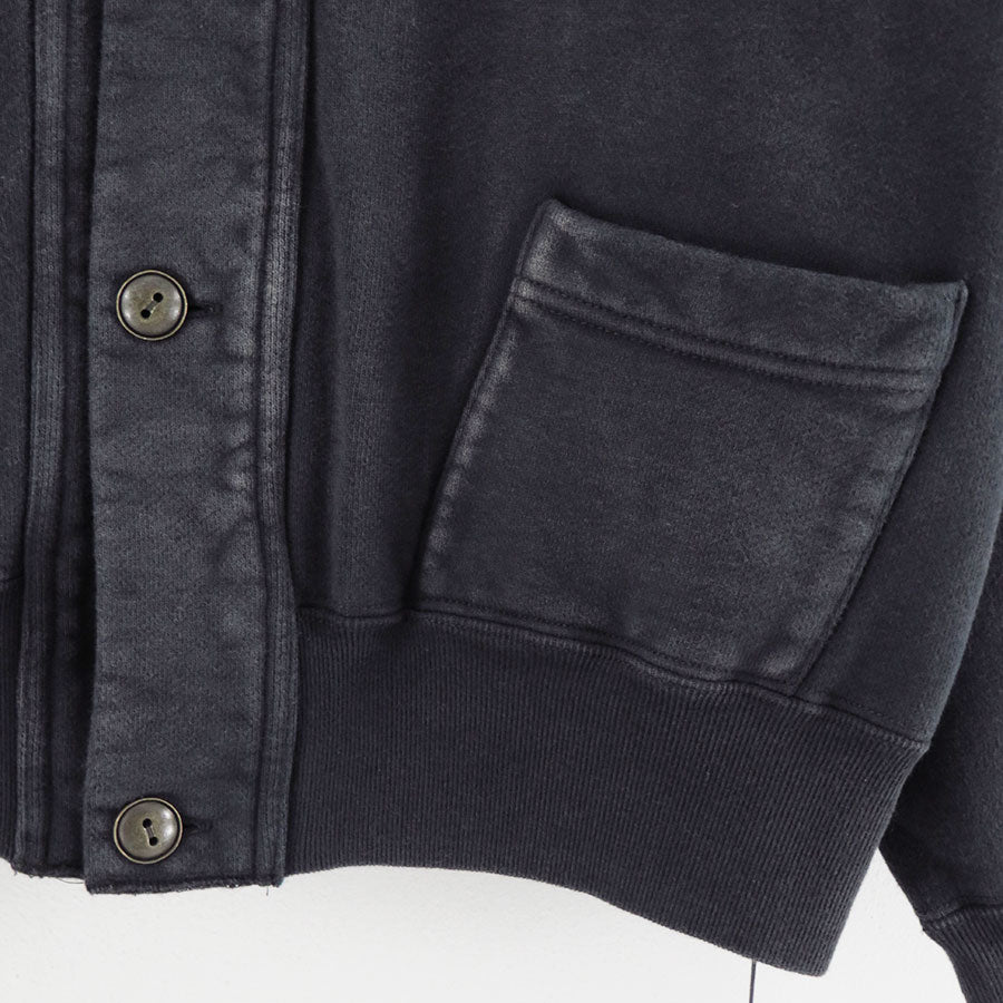 【A.PRESSE/アプレッセ】<br>Vintage Sweat Cardigan <br>25AAP-05-08