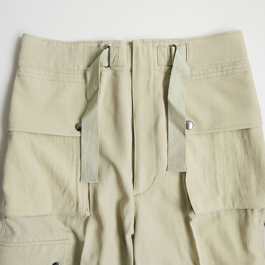 【AURALEE/オーラリー】<br>LIGHT COTTON WOOL VIYELLA CARGO PANTS <br>A25SP04KV