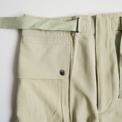 【AURALEE/オーラリー】<br>LIGHT COTTON WOOL VIYELLA CARGO PANTS <br>A25SP04KV