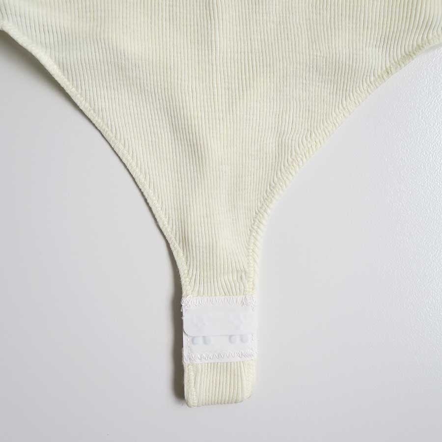 【FUMIKA UCHIDA/フミカウチダ】 <br>RIB HALTER-NECK BODYSUIT <br>W-UW005