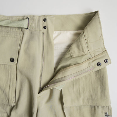 【AURALEE/オーラリー】<br>LIGHT COTTON WOOL VIYELLA CARGO PANTS <br>A25SP04KV