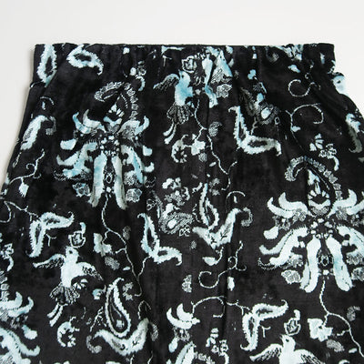 【Mame Kurogouchi/マメ】<br>Velour Jersey I-Line Skirt <br>MM25FW-JS098