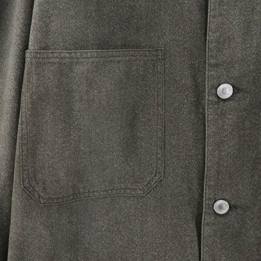 A.PRESSE/アプレッセ】Vintage Black Chambray Work Jacket 26SAP-01