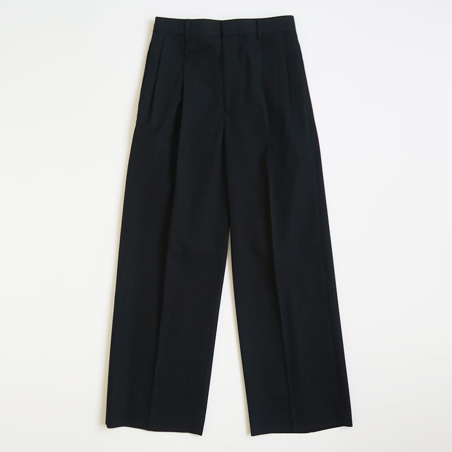 【AURALEE/オーラリー】<br>LIGHT WOOL MAX GABARDINE TWO-TUCK SLACKS <br>A25AP06MG