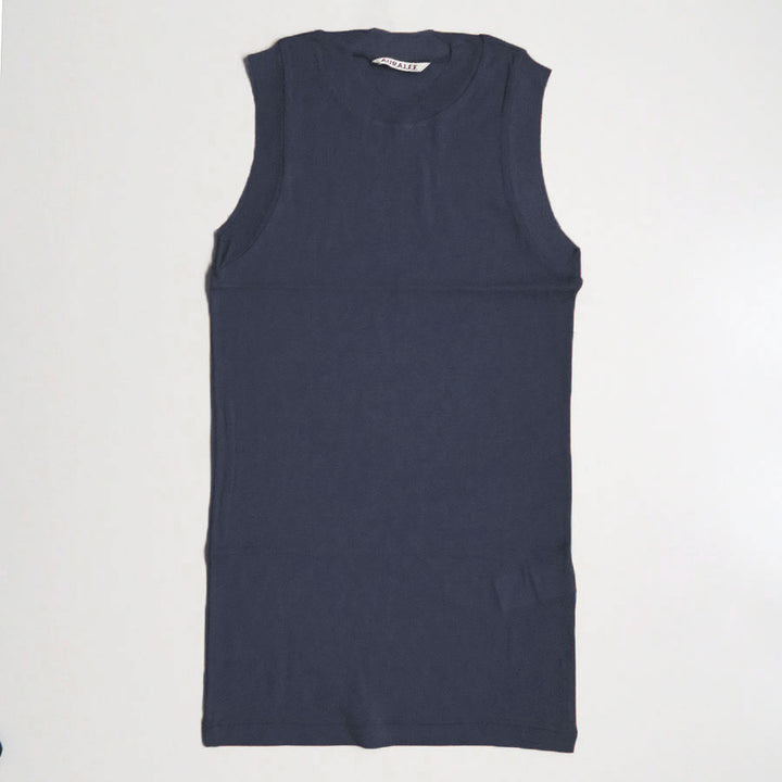 AURALEE/オーラリー】SUPER HIGH GAUGE SHEER RIB TANK TOP A00T04HFの